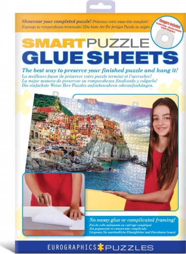 Feuilles adhésives avec crochets pour puzzles EUROGRAPHICS