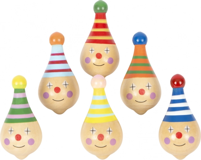 Toupie en bois motif clown SMALL FOOT