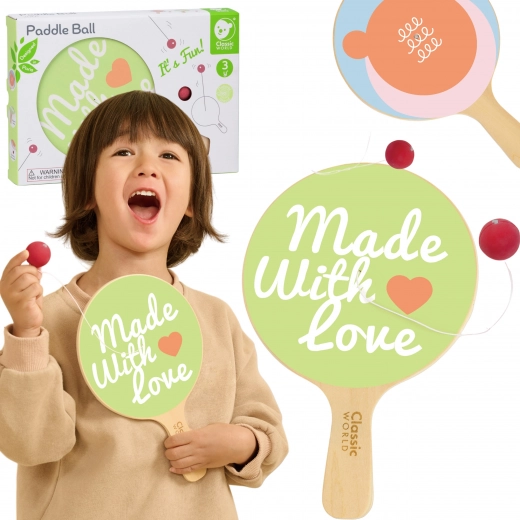 Paddle Ball Classique de Classic World pour enfants 3+