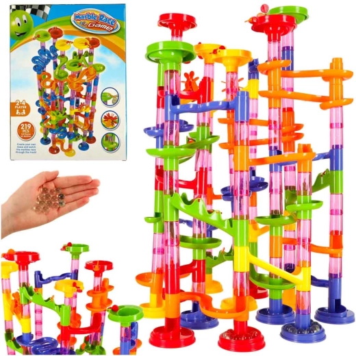 piste à billes Marble – kit de construction 219 pièces XXL