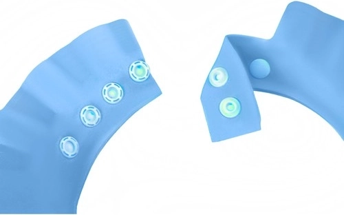 Tour de tête réglable avec boutons-pression solides
