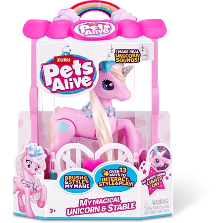 Licorne interactive Pets Alive avec écurie