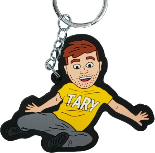 Porte-clés avec motif Tara jaune