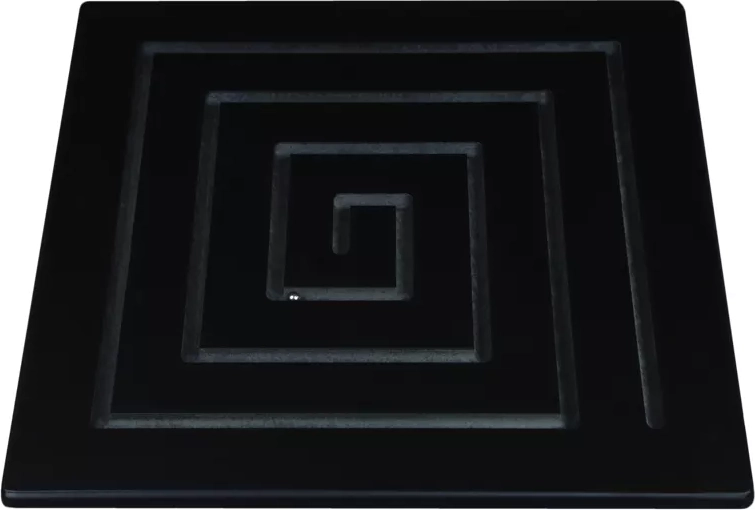 Labyrinthe en spirale pour entraîner la dextérité