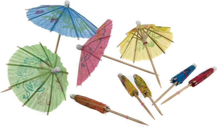 Petits parasols décoratifs pour boissons MY PARTY (10 pcs)
