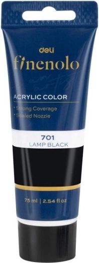 Peinture acrylique 75 ml – noire