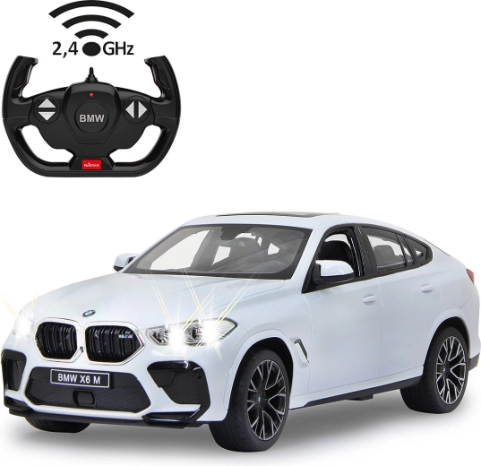Voiture radiocommandée JAMARA BMW X6 M blanche 1:14