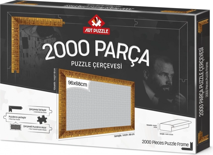 Cadre pour puzzle 96x68cm doré