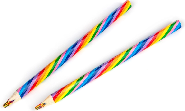Une trace multicolore à chaque trait