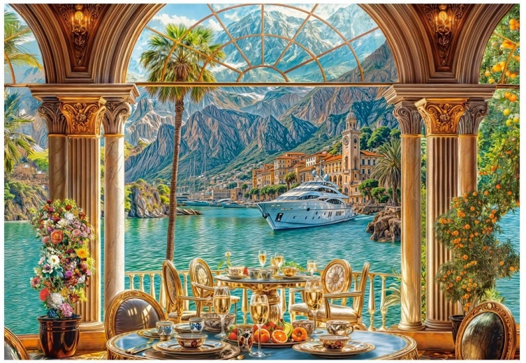 Puzzle Dessert méditerranéen 1500 pièces CASTORLAND