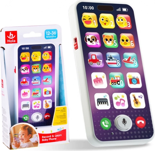 Smartphone interactif pour enfants avec mélodies et sons