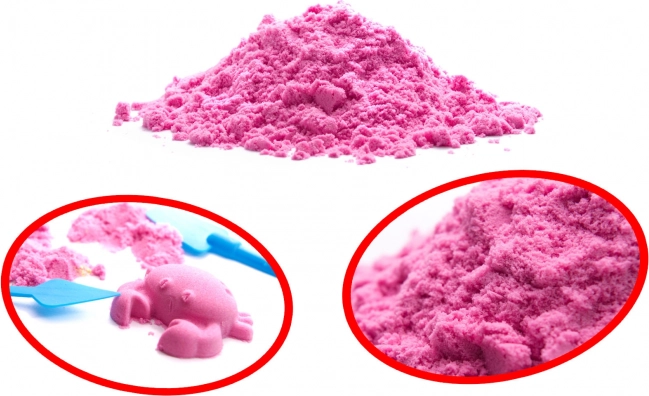 Sable cinétique magique pour enfants 1 kg – Rose