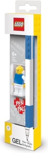 Stylo gel LEGO avec minifigurine – bleu