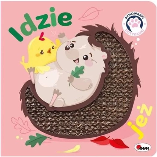 Rymowanki Dotykanki : Idzie jeż – livre sensoriel à toucher pour les tout-petits