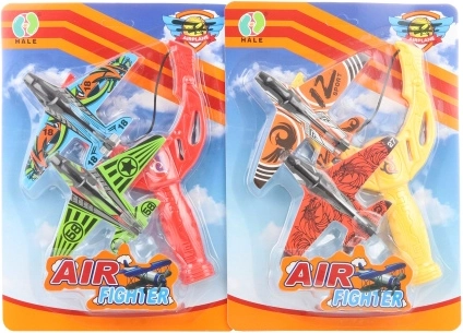 Avions à élastique avec lance-pierre pour enfants