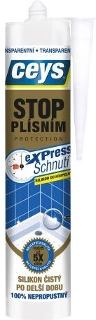 Silicone anti-moisissure pour salle de bain et cuisine 280 ml transparent CEYS