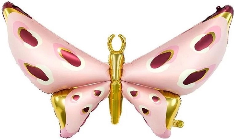 Ballon en aluminium papillon mix 120 × 87 cm - 1 pièce