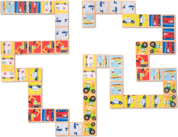 Motifs colorés de véhicules