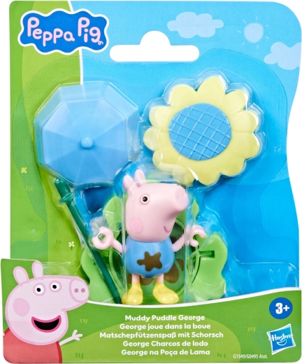 Hasbro – Peppa Pig : fun dans la flaque – figurine George avec accessoires