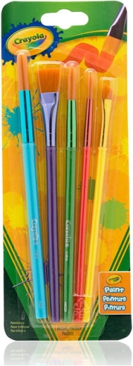Set de pinceaux pour enfants CRAYOLA – 5 pièces pour une peinture créative