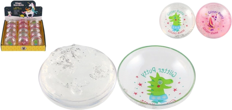 Slime pailleté licorne - 1 pièce