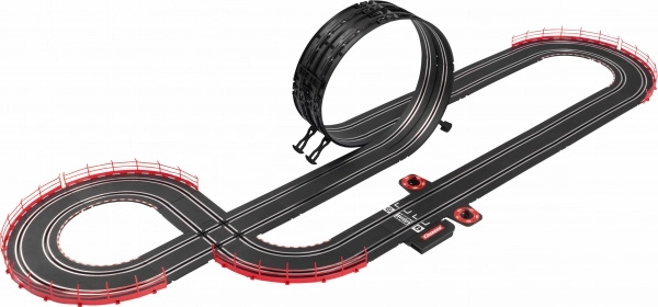 Une piste pleine de défis de course