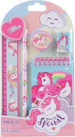 Ensemble de fournitures d'écriture Licorne