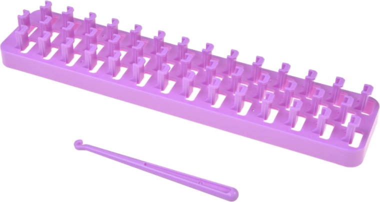 Métier à tisser et crochet pour un tressage facile
