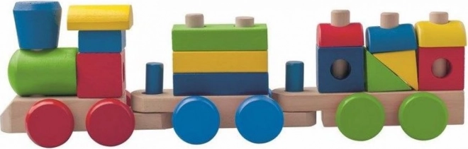 Petit train de marchandises en bois à assembler WOODY