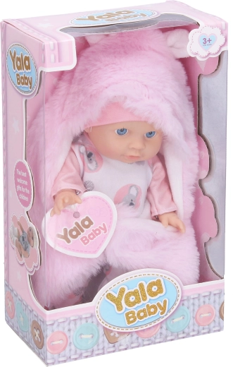 Bébé dans une couverture douillette 20 cm