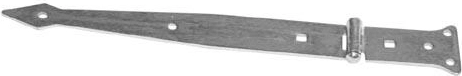 Penture de porte 330 mm galvanisée