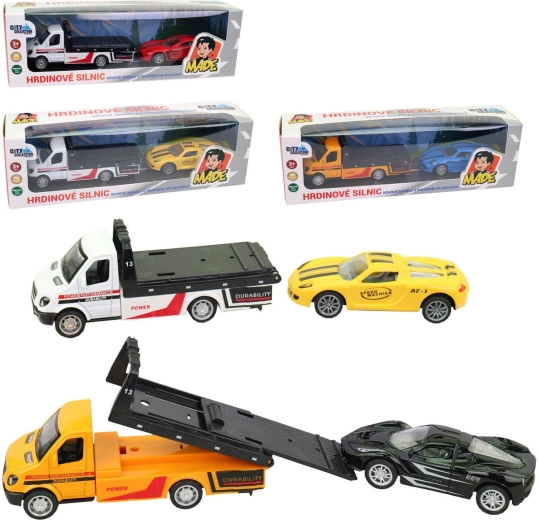 City Collection service de remorquage avec petite voiture de sport