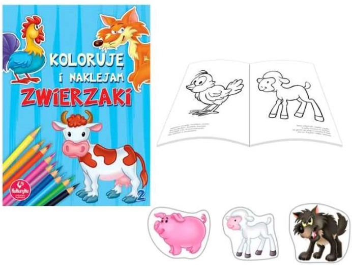 Je colorie et je colle – animaux 2