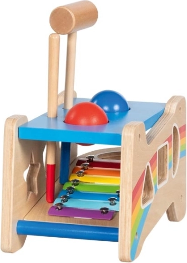 Plaisir musical avec xylophone coulissant