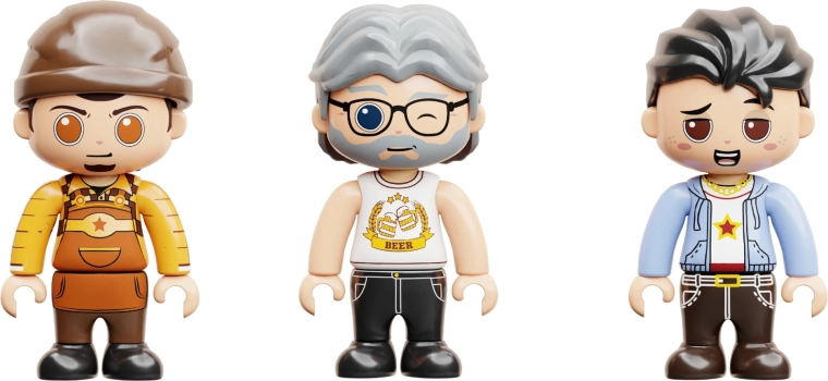 Minifigurines pour compléter la scène