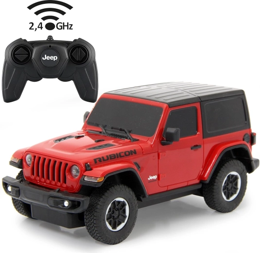 Voiture RC Jamara Jeep Wrangler JL 1:24 rouge 2,4 GHz