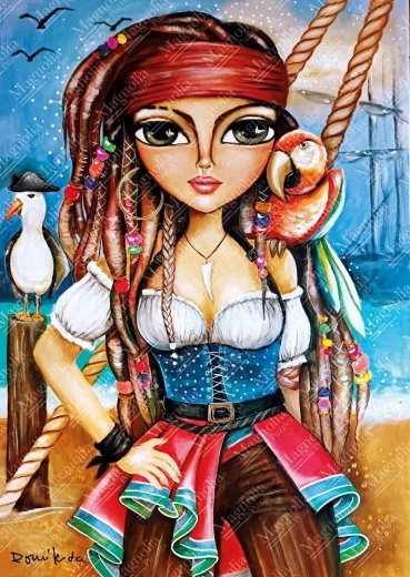 Puzzle « belle pirate » 1000 pièces