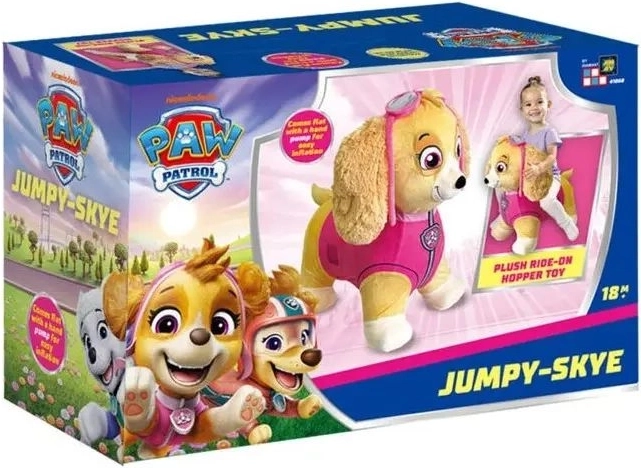 Chien sauteur en peluche Skye Paw Patrol