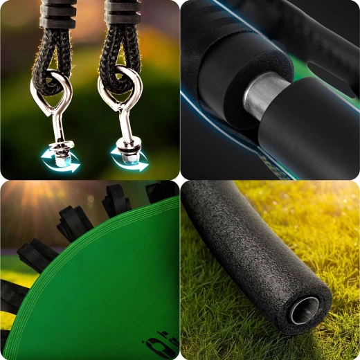 Cadre en acier robuste avec rembourrage en mousse