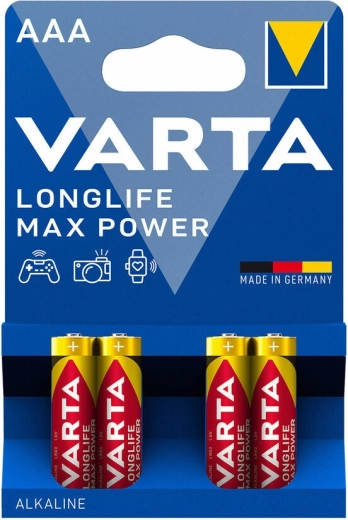 Varta Longlife Max Power AAA piles micro, 4 pcs