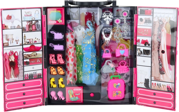 Garde-robe pliable avec rangement clair et ordonné