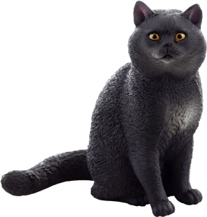 Figurine de chat en plastique pour enfants et collectionneurs