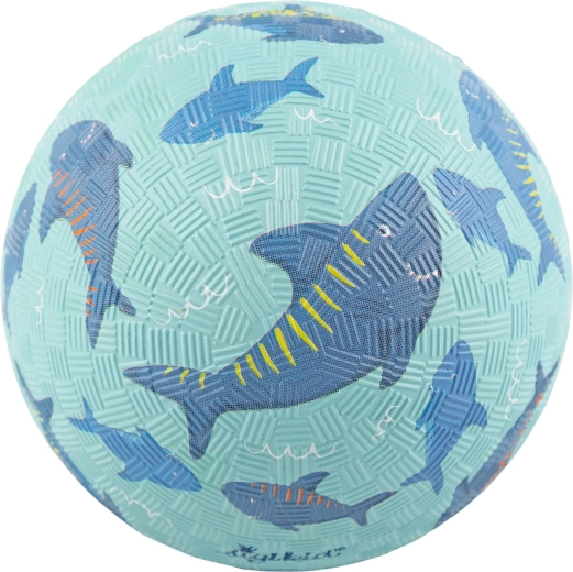 Balle en caoutchouc sigikid pour jouer – Requins 12 cm