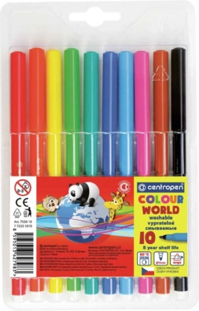 Ensemble de marqueurs Centropen 10 couleurs
