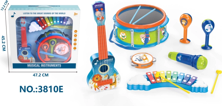 Grande set d’instruments de musique pour enfants
