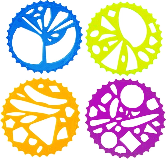 Gabarits et roues pour des motifs géométriques précis