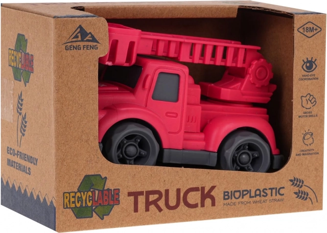 camion de pompiers écologique en bioplastique pour enfants dès 18 mois