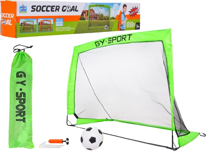 But de football pliable avec accessoires