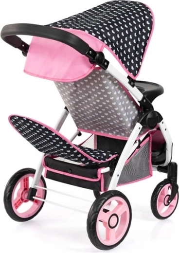 Poussette pour deux poupées