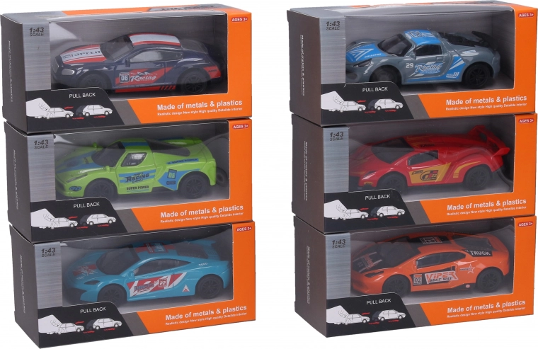 voiture à rétrofriction 10 cm 1:43